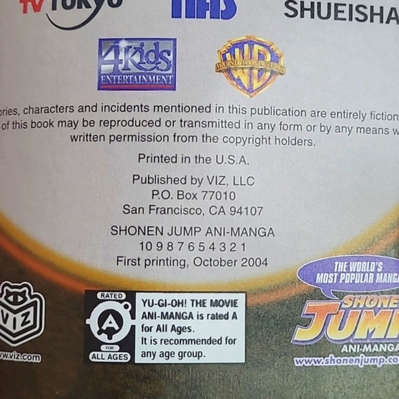 Vintage Y2K Yu-Gi-Oh Ani Manga Comic Book Anime Manga First Printing 2004 - Picture 4 of 11